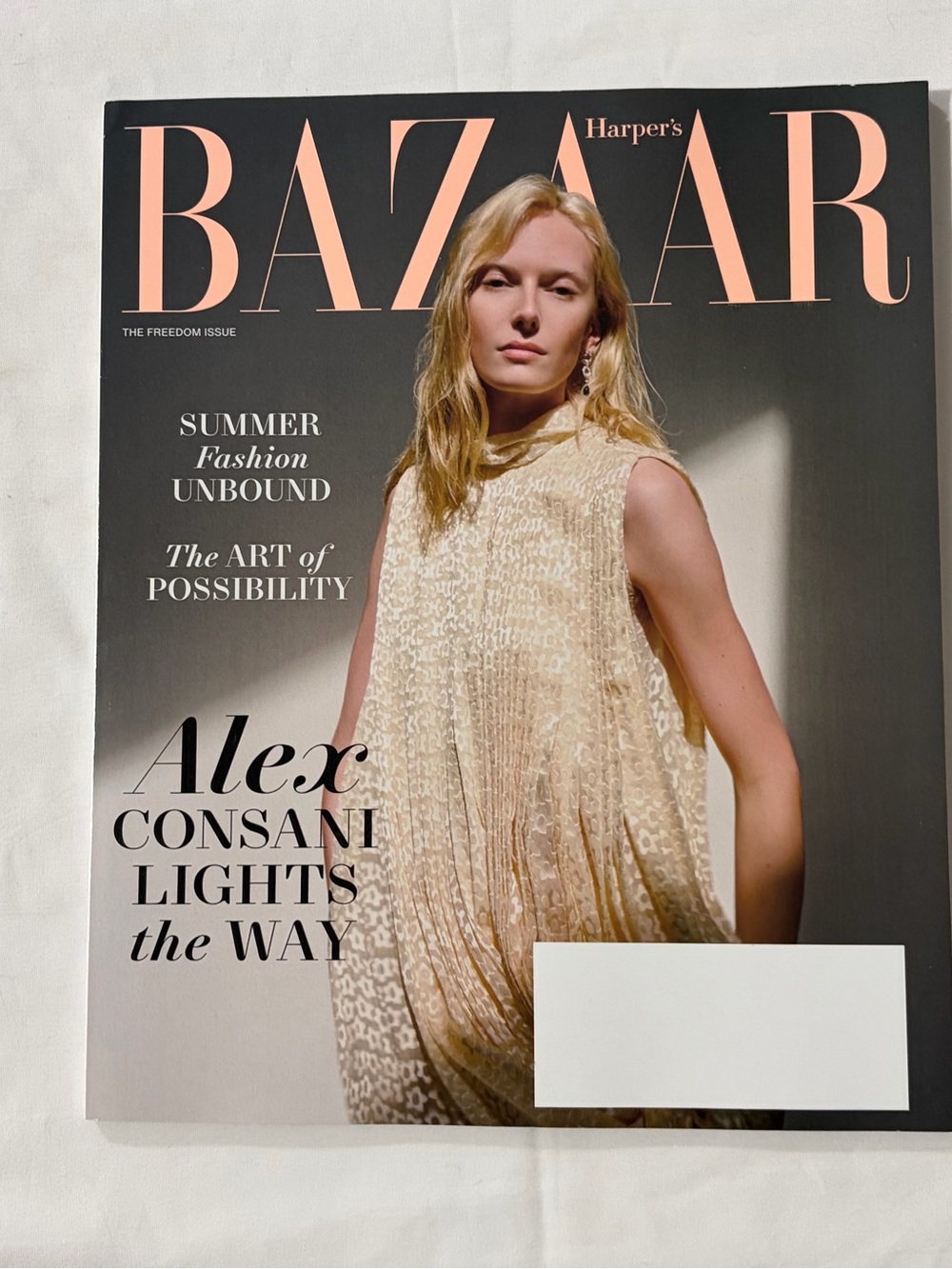 Harper’s Bazaar Alex Consani “ Lights the Way” Issue Summer 2026 Magazine